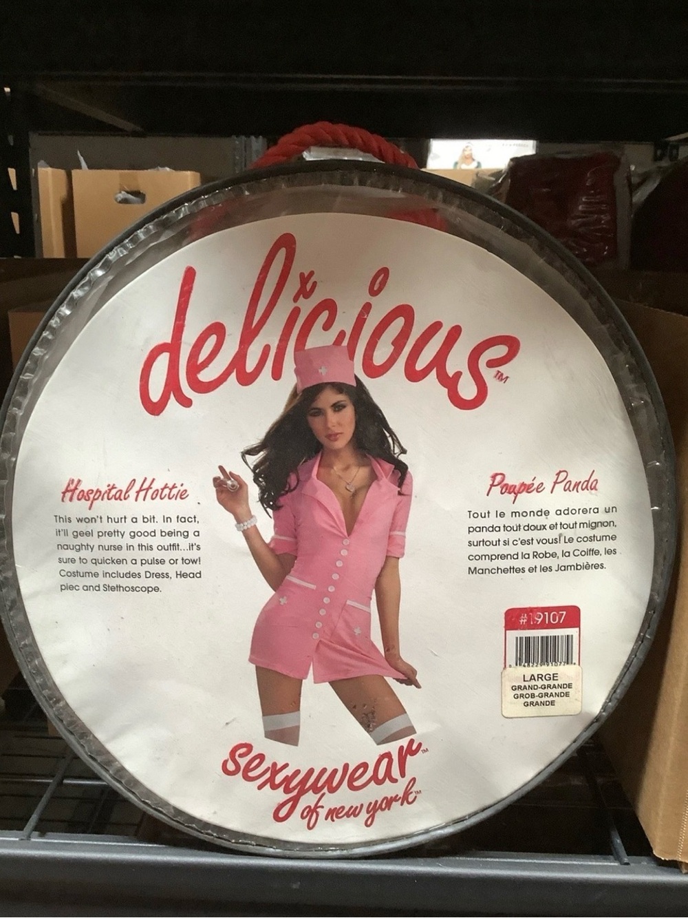 Sexyware by Delicious Hospital Hottie Nurse Adult 3 Piece Pink Costume